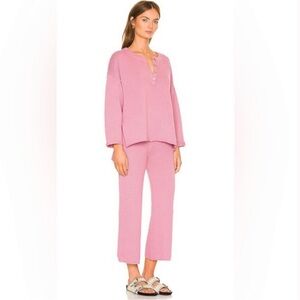Free People Hailee Lounge Set Pink Size M